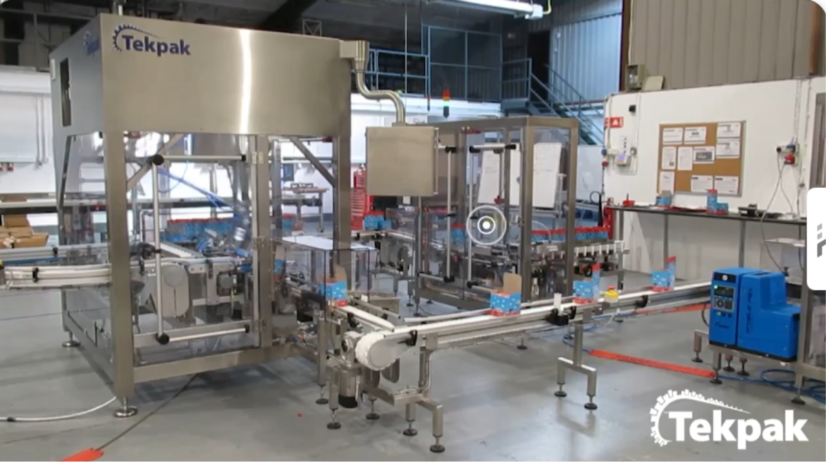 Full Packaging Line for loading Tubes into Cartons