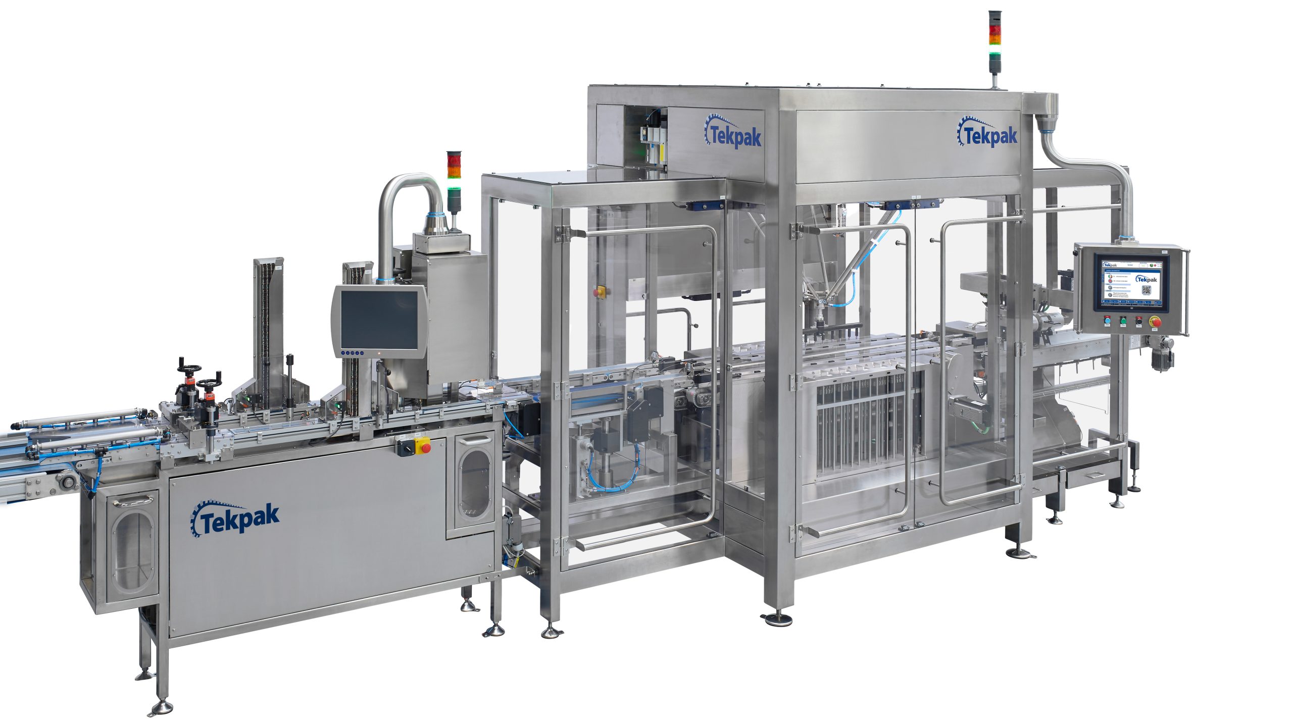 Tekpak Pick and Place Blister Sheet Nesting and Stacking Packaging Line